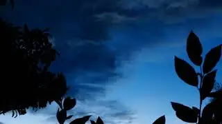 sunset fade to black time lapse