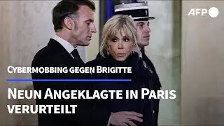 Cybermobbing gegen Brigitte Macron: Neun Angeklagte verurteilt | AFP