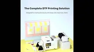 RocRow InkSonic XP600 DTF Printer Review | Automatic White Ink Circulation + Pneumatic Heat Press