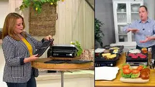 GreenPan Nonstick 7-in-1 Contact Grill with Waffle Plates on QVC