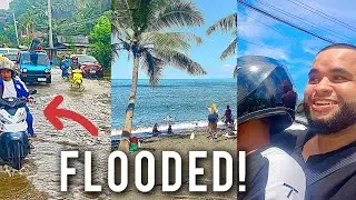 🌴🇵🇭 Philippines Travel Vlog | Family Beach Resort Day, Local Grocery Shopping & Heavy Rain Flooding