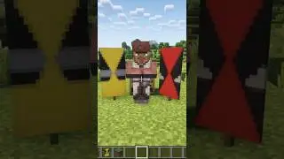 Minecraft: Deadpool and Wolverine Banner😱 (Bye Bye Bye) #minecraft #shorts