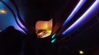 Flying dreams (waiting room) at ferrari land, Spain,Salou
