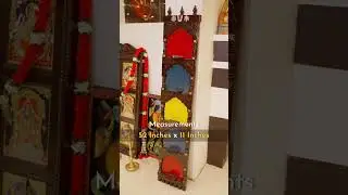 Handpainted Wooden Vertical Golu display frame