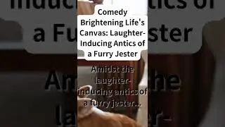 Comedy Brightening Life's Canvas: Laughter-Inducing Antics of a Furry Jester #short #serpent #quotes