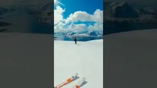 Snow skeeting ⛷️⛷️