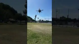Fully autonomous mission with payload delivery system working