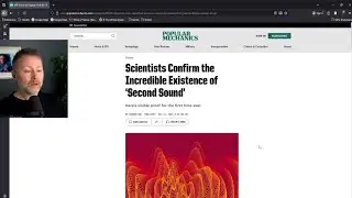 Ученые подтвердили невероятное существование &laquo;второго звука&raquo;.