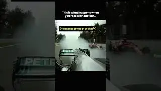 Kimi Raikkonen scares Valtteri Bottas with his speed in a Formula 1 race