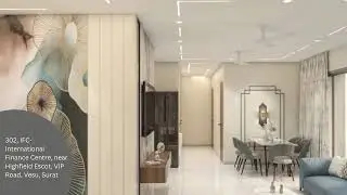 3BHK Home interior by Onespace - ORCHID GARDANIA   , Surat | Onespace interior