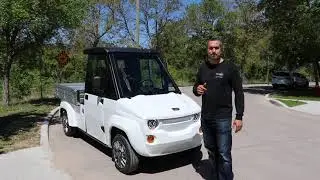 New MAX EV in white with Air Conditioning - Electric Utility Vehicle