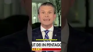 Defense Secretary Pete Hegseth SLAMS Woke DEI Initiatives In Military
