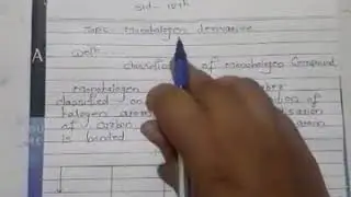 Monohalogen derivative ( STD _ 12th)