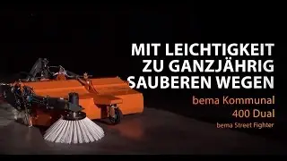 Kehrmaschinen Kommunaltechnik | bema kommunal 400 dual Produktfilm | bema GmbH
