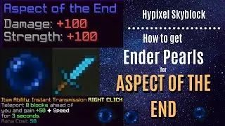 Hypixel Skyblock | Как получить ЖЕМЧУЖИНЫ ЭНДА для Аспекта Края (Меч OP) | Начните свою коллекцию