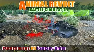 Purussaurus vs Fantasy Units - Animal Revolt Battle Simulator