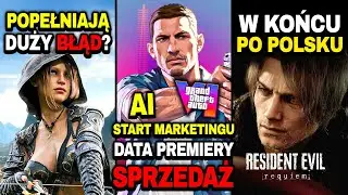 ŚWIETNE WIEŚCI o GTA 6 (Start Marketingu, AI, Premiera) &mdash; Bethesda Popełnia Błąd? &mdash; Resident Evil