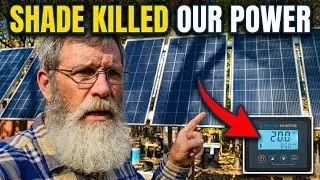 Solar Panel SHADE Problem: Why We Had To Run The Generator Today