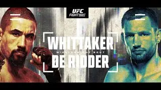 Разбор турнира UFC Fight Night   Whittaker vs  de Ridder