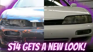 Painting a 1995 Nissan 240sx (S14) from beginning to end