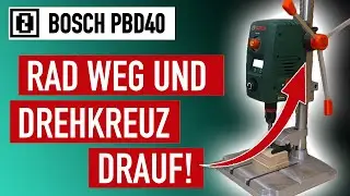 DrehKREUZ für die Bosch PBD40 • Das Drehrad muss ab!