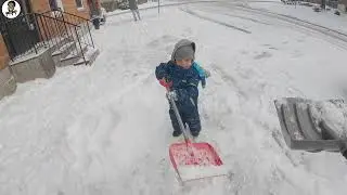 WINTER VLOG:OUTSIDE PLAYING WITH THE BOYS IN THE SNOW B4 MAKING DINNER