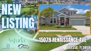 Just Listed | 15079 Renaissance Ave, Odessa, FL 33556 | Stunning Asturia Pool Home For Sale