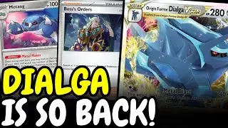 Dialga VSTAR наконец-то ВЕЛИКОЛЕПНА! Профиль колоды и игровой процесс Temporal Forces Pokemon TCG