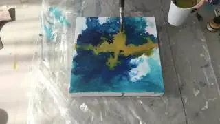 Next steps!  Work in progress time-lapse artwork by Rachel Tirone Art