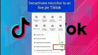 How do I mute my microphone during a live stream on TikTok?
