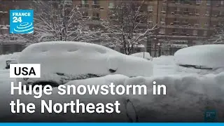 United States: New York city blanketed in snow &bull; FRANCE 24 English