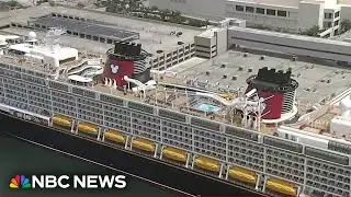 Two people rescued after going overboard on Disney cruise