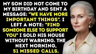 My Son Texted Me: 'We Have More Important Things' On My 65th Birthday — So…