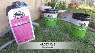 ARDEX X 68 Tile Adhesive with ARDEX FS-DD Grout installation - Floor Tiling System