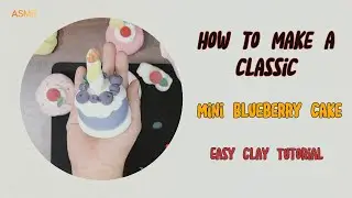 DIY Mini Blueberry Cake | Clay Tutorial for Beginners