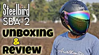 BEST HELMET UNDER ₹2000 | Steelbird SBA-2 Unboxing and Review #unboxing #dream390r