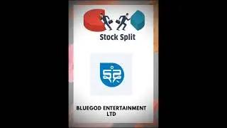 Stock Split Announcement : Bluegod Entertainment Ltd #stocksplit #sharemarket #sharebazar #share