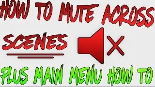 How to Mute Game Audio Across Scenes + Main Menu How To #devlog