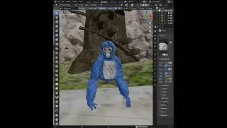 first gorilla tag blender animation    (im gonna make more of these)   #gorillatag #gorilla #blender