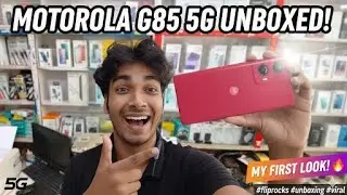 Moto G85 Unboxing: Curved pOLED Beast @ ₹16,999! 🔥 |#unboxing #shorts #fliprocks  #motorolag85 
