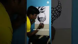 buddha reverse painting #short #buddha #shorts