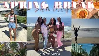 SPRING BREAK WEEKEND IN SAN DIEGO VLOG: roadtrip, going out, beach, trying new foods + more!