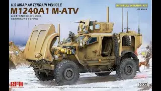 Ryefield Models 1/35  M1240A1 M-ATV unboxing and build
