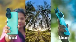Which Mobile Lens is Better: Adcom 238° Fisheye vs Apexel 170°?
