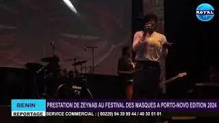 PRESTATION DE ZEYNAB AU FESTIVAL DES MASQUES A PORTO NOVO EDITION 2024