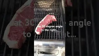 Perfect grill marks #cooking #steak_cooking #grill #grilling