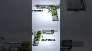 ⚔️ EAST vs WEST ⚔️ 🇷🇺 Tokarev TT  vs Colt M1911 🇺🇸 | Steel, History & Power
