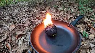 Lighting a TENNIS BALL on FIRE!