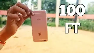 Apple I Phone SE 100 Feet Drop Test - Will It Survive ?#experiment#iphone#atozmental