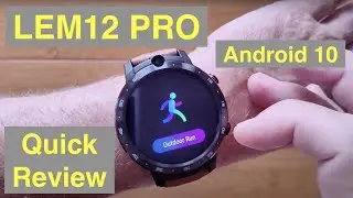 LEMFO LEM12 PRO Android 10 MT6762 Dual Cameras 4GB/64GB Face Unlock 4G Smartwatch: Quick Overview